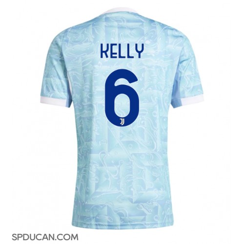 Muški Nogometni Dres Juventus Lloyd Kelly #6 Gostujuci 2025-26 Kratak Rukav